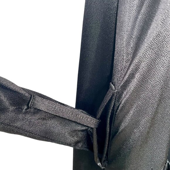 ICONS Objects of Devotion Black Satin Limited Edition Duster Coat / Robe Medium - Picture 9 of 15